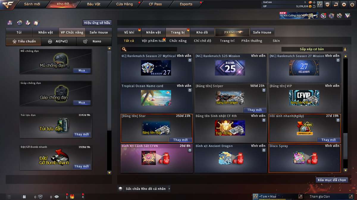 shop acc cf uy tin gia re